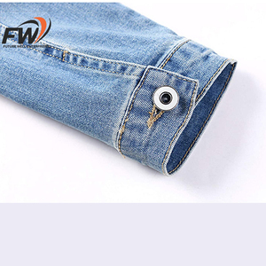 Chaquetas Vaqueras de Mezclilla para Mujer, Estilo Nuevo, de Alta Calidad, Precio de Fábrica OEM, Venta al Por Mayor, Chaqueta Casual de Mezclilla para Mujer - Product Image 6