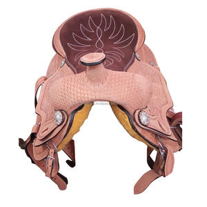 La plupart des ventes 100% cuir de vache Western fait à la main selle de course de chevaux pour le plaisir Trail Riding avec Tack Set - Product Image 1