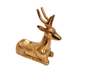 Porte-bougie en forme de sapin de Noël doré, décoration saisonnière, ornement de bureau pour la maison, les fêtes et les restaurants - Product Image 3