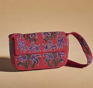 Sac bandoulière chic pour femme avec broderie vagues de plage et perles, motif scène de surf, sac de soirée, sac à main de créateur - Product Image 4