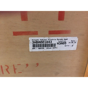 HITACHI 3HBA001843 AMP HEATER ELEMENT TUBE - Equipo y Piezas de Semiconductores de Confianza de Marca Global - Product Image 3