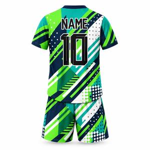 CLAW INTL Maillot de football sublimé 100% polyester à séchage rapide, écologique, antibactérien, pour homme, manches longues, impression du nom de l'équipe - Product Image 3
