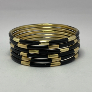 Fashion Modern Polished Resin Brass <b>Bangles</b> Sets - Product Image 1