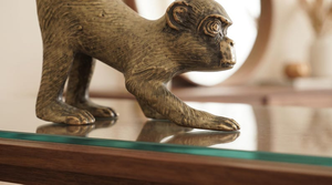 Figura de Mono de Latón Hecha a Mano, Escultura de Simprimate con Cola Enrollada, Estatua de Animal de Metal Vintage, Decoración para el Hogar, Adorno de Mesa - Product Image 6