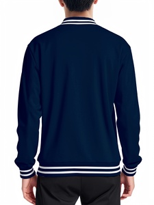 <b>Men's</b> Winter Sports Windbreaker <b>Jacket</b> Waterproof Breathable Fashionable Plain Bomber Varsity <b>Jackets</b> Embroidered Letters - Product Image 2