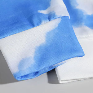 Sudadera con Capucha de Entrenamiento de Corte Regular para Hombre, Diseño Tie-Dye, Cuello Redondo, Tallas Grandes, 100% Algodón Transpirable, Venta Caliente - Product Image 2