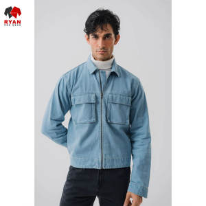 Chaqueta Vaquera Personalizada de Primera Calidad para Hombre con Cierre de Botones y Logotipo Personalizado Diseño OEM - Product Image 5