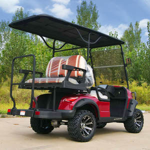 48v 4-Sitzer Classic Motorräder Fahrzeug transport 4 Rad Motorisierte Strand Offroad Elektro Golf wagen Zum Verkauf - Product Image 3