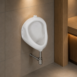 Urinoir ovale moderne en céramique pour hommes, sans induction, pour salles de bain, hôtels, hôpitaux, type mural ou sur pied, réglable, facile à nettoyer - Product Image 4