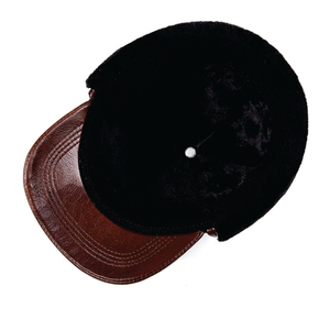 Brown Leather <b>Baseball</b> <b>Cap</b> Premium Casual Wear Snapback <b>Cap</b> Trendy Streetwear Look Adjustable <b>Cap</b> Stylish Everyday Outfit - Product Image 2