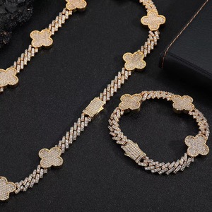 Bracelet de luxe en or plaqué avec diamants Moissanite VVS, certifié IGI, qualité EF, coupe brillante, chaîne cubaine, bijoux fins - Product Image 6