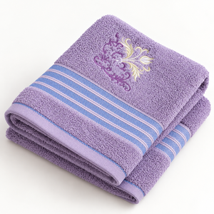 Toalla de Rizo Bordada de Algodón Premium para Limpieza Facial y Corporal - Product Image 3