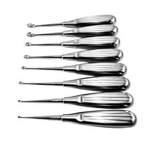 Cureta Ósea Manual de Acero Inoxidable de Calidad Premium, Instrumento Quirúrgico Ortopédico y Dental, Autoclavable, Certificado CE - Product Image 1