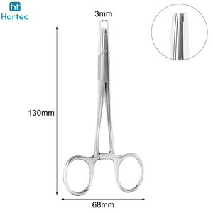 2026 Pinces de perçage corporel durables de 3 mm, sur mesure, de haute qualité, pour oreille, nez et lèvre, outils de perçage chirurgical réutilisables - Product Image 2