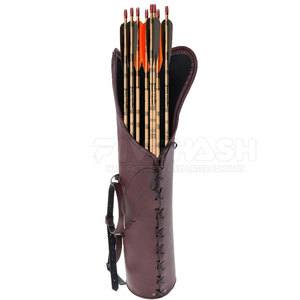Arquero de cuero hecho a mano de alta calidad, material duradero, ajuste adaptable, equipo para caza al aire libre y práctica de tiro al blanco - Product Image 2