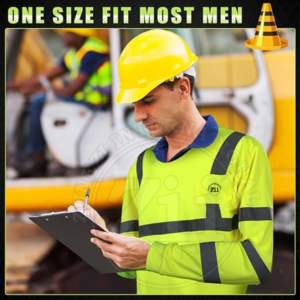 Sweat-shirt réfléchissant haute visibilité pour hommes, classe 1 ANSI ISO 20471, avec flash LED et logo personnalisé, capuche amovible pour la sécurité publique - Product Image 5