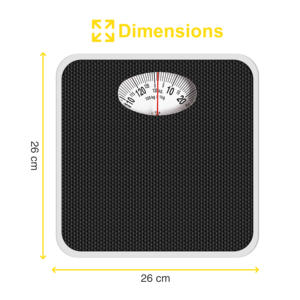 Pèse-personne mécanique 130 kg, analogique, compact, emballage prêt à la vente - Product Image 4