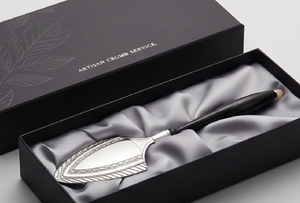 Artisan Stainless Steel Cake Server With Black Handle Shovel Shape 1 Piece Handmade Cake <b>Tool</b> Decorations And Parties - Product Image 4