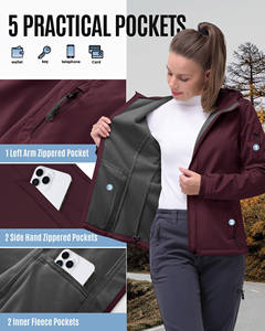 Chaqueta Softshell de Primera Calidad para Mujer, Ecológica, Ligera, Duradera, Ideal para Snowboard, Esquí y Senderismo - Product Image 5