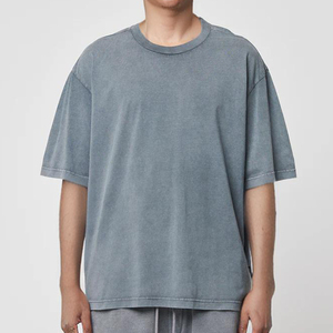เสื้อยืดผู้ชายไซส์ใหญ่ ผ้าฝ้าย 100% สีพื้น ไม่ยับ ทรงหลวม ปรับความยาวได้ - Product Image 2