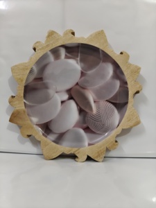 Platos de madera, platos de resina, platos con pegatinas, platos de madera para servir comida - Product Image 4