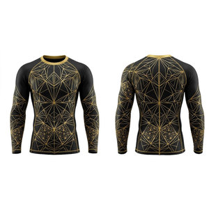 2026 Long Sleeve Rash Guard for Men Lightweight <b>Compression</b> <b>Shirt</b> with Moisture Wicking Stretch Fabric - Product Image 1