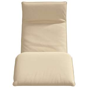 Tumbona de Tela Oxford Beige 100% Poliéster con Estructura Metálica - Product Image 4