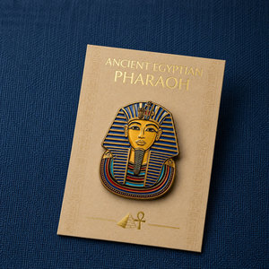 Broche Égyptienne Ancienne Pharaonique |   Épinglette en émail dur |   Finition bronze antique moulée sous pression |   Souvenirs personnalisés en gros - Product Image 1