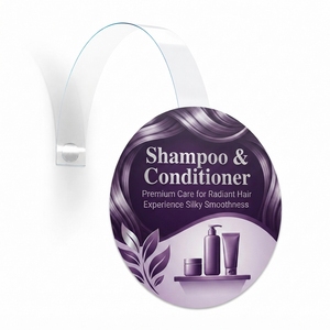 Panneau publicitaire suspendu en PVC pour supermarché, présentoir promotionnel pour produits - Product Image 5