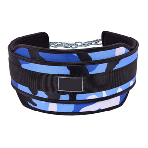Fitness Gym <b>Safety</b> Custom Printed Neoprene Buckle Dip Belt Steel <b>Chain</b> Weightlifting Training Back Support Compression Gym - Product Image 6
