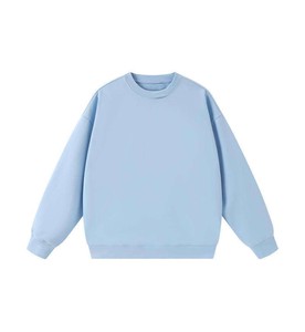 Wholesale French Terry Sweatshirt Premium Men's Sweatshirt OEM Unisex Sweatshirt Ready Ship - Product Image 3