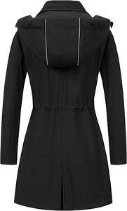 ผู้ผลิตเสื้อแจ็คเก็ตกันลมแบบ OEM สีสันตัดกัน เสื้อแจ็คเก็ตกันลมสำหรับผู้หญิง น้ำหนักเบา สำหรับเล่นกีฬา กันน้ำ มีฮู้ด - Product Image 3