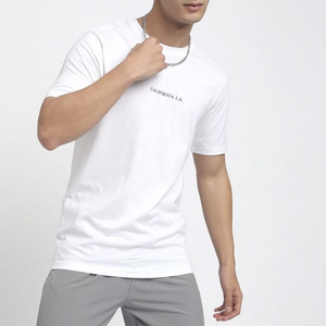 เสื้อยืดผ้าฝ้ายพิมพ์ลายกราฟิกสำหรับผู้ชายเสื้อยืดกราฟิกแบบกำหนดเองแบรนด์ตาม100% - Product Image 3