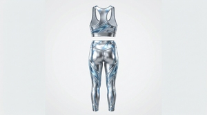 Conjuntos de Yoga para Mujer, Tendencia Actual, Diseño a Cuadros, Transpirables, de Secado Rápido, Ligeros, 2 Piezas, Ropa Deportiva para Fitness - Product Image 3