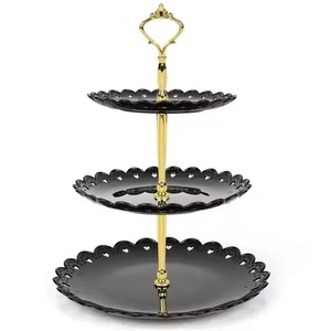 Creative Design Metal Cake Stand Cake Display Plate Dessert Serving Tray Event Table Decoration - Product Image 4