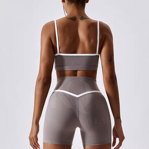 Shorts Deportivos para Mujer, Cintura Alta, Ligeros, Ecológicos, de Secado Rápido, Transpirables, Tejido Elástico, Ideales para Gimnasio, Fitness, Running, Yoga - Product Image 4