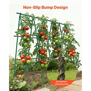 Pali per Pomodori in Metallo Rivestito in Plastica da 46,06 Pollici, Confezione da 50, Bastoncini da Giardino per Supporto Piante con Punta Appuntita, Accessori per Attrezzi da Giardino - Product Image 5