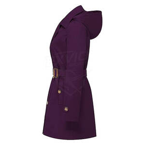 Abrigo de Moda para Mujer, Más Vendido, para Uso en Exteriores, Impermeable, con Impresión de Logotipo Personalizado - Product Image 4