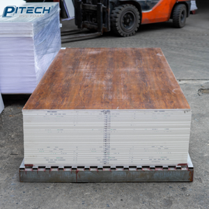 Panneau de mousse laminée en PVC de qualité supérieure de Pitech Vietnam Feuilles de plastique haute densité durables avec grain de bois pour la production de meubles - Product Image 4