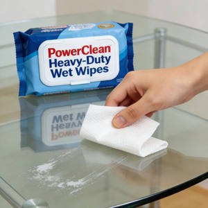 Factory OEM Organic Remove Oil Disposable Wipe Clean Lazy Kitchen <b>Cleansing</b> Wet Wipes <b>Tissues</b> Surface Cleaning - Product Image 2