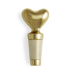 Tapón de corcho para botella de vino con diseño de pluma dorada, personalizable, fácil de usar, artículos promocionales. - Product Image 3