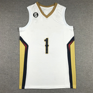 Venta al por Mayor de Camisetas de Baloncesto Americanas Baratas, Camisetas Bordadas de Todos los Equipos, Camisetas Deportivas para Hombre - Product Image 4