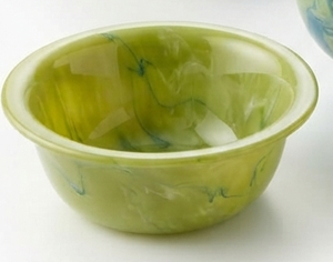 Bol à bonbons en verre marbré moderne, plat à collation décoratif, bol de service pour la maison et les fêtes, fait main, haute qualité, personnalisé, émaillé - Product Image 6