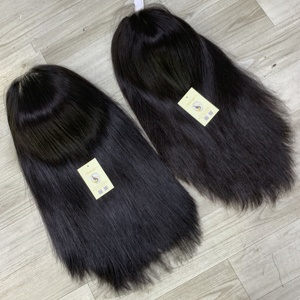 วิกผมชาวสวิสสีดำธรรมชาติทำจากผมมนุษย์ผมตรง2x6และ5x5 HD - Product Image 4