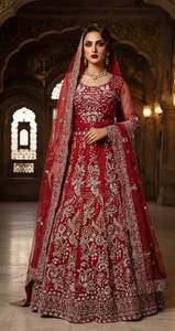 Elegant Pink Lehenga Choli With Embroidered Floral Design Floor Length Traditional Indian Wedding Dress For Women 2026 - Product Image 4