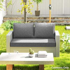 Cojines para Muebles de Patio de 2 Plazas con Funda Extraíble Resistente a la Decoloración - Cojines de Calidad para Exteriores - Product Image 2