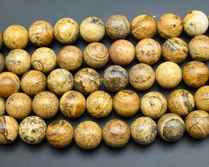 Jaspe Natural Redondo Facetado Calibrado, Piedra Preciosa Suelta Sin Tratar, Certificada, Lote al por Mayor de Cuentas para Joyería - Product Image 2