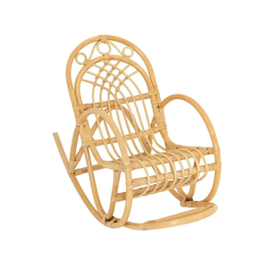 Handwicker Natural Rattan Toddler's Rocking <b>Chair</b> <b>Retro</b> Small-sized Rocking <b>Chair</b> Wholesale from Vietnam - Product Image 1