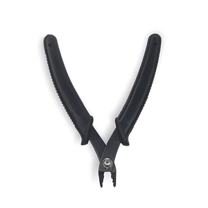 Pince coupante noire en acier inoxydable pour extensions capillaires à la kératine – Outil de coiffure pour extensions de cheveux - Product Image 6