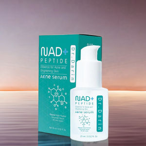 NAD PEPTIDE ACNE SERUM Organic <b>Facial</b> Essence Vitamin Collagen Tea Vegan Ingredients Lightening Oil Body Aging Free Available - Product Image 6